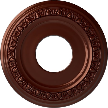 Ekena Millwork Jackson Ceiling Medallion (Fits Canopies up to 7 3/8"), 12 1/4"OD x 4"ID x 1 1/8"P, Antique Copper CM12JAACS